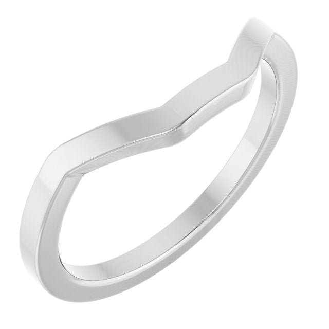 14k White Matching Band