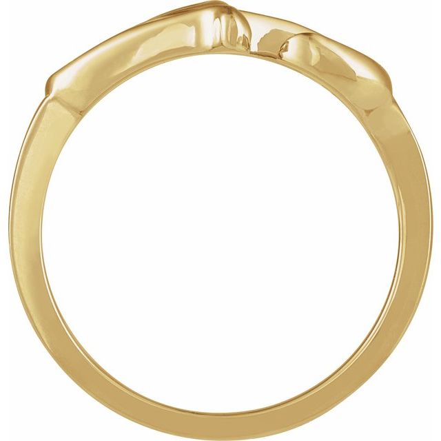 14K Yellow Freeform Ring