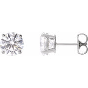 14K White 3 CTW Lab-Grown Diamond Stud Earrings