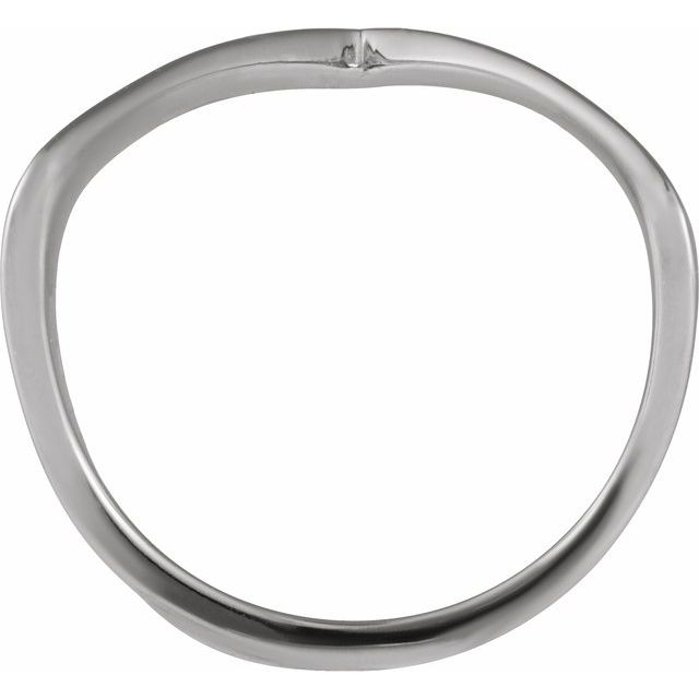 Sterling Silver V Ring