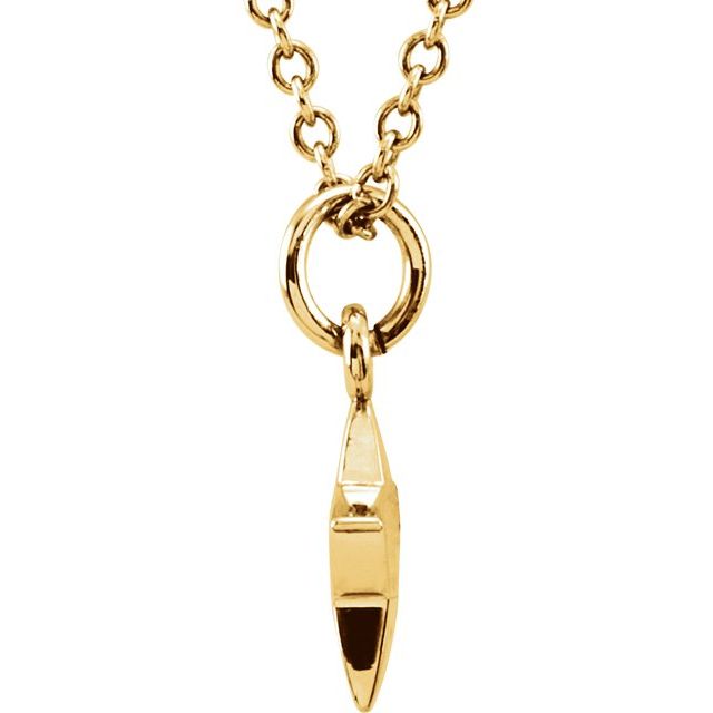 18k Yellow Vermeil Tiny Posh® Star 16-18' Necklace