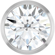 14K White 1 CT Natural Diamond Slide Pendant