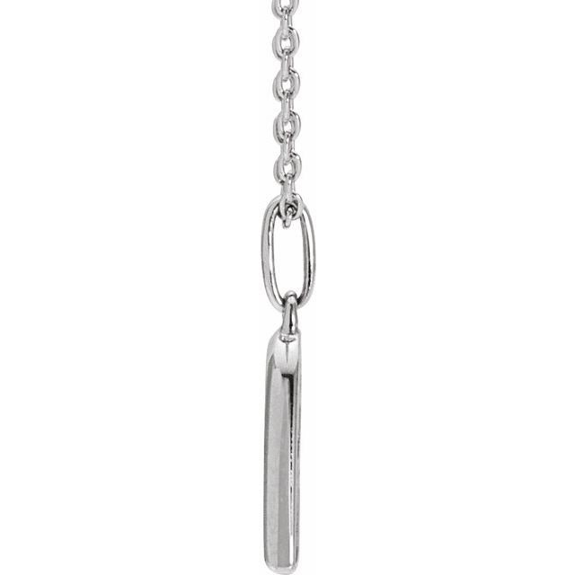 14K White 1/4 CTW Natural Diamond Heart 18' Necklace