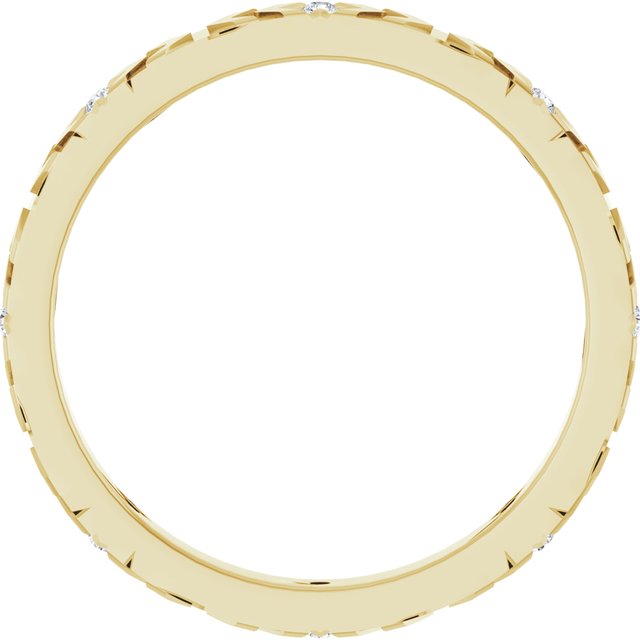14K Yellow .05 CTW Natural Diamond Eternity Band
