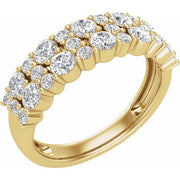 14K Yellow 1 1/6 CTW Lab-Grown Diamond Anniversary Band