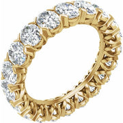 14K Yellow 4 3/4 CTW Lab-Grown Diamond Eternity Band