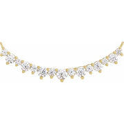 14K Yellow 1 CTW Lab-Grown Diamond Necklace Center