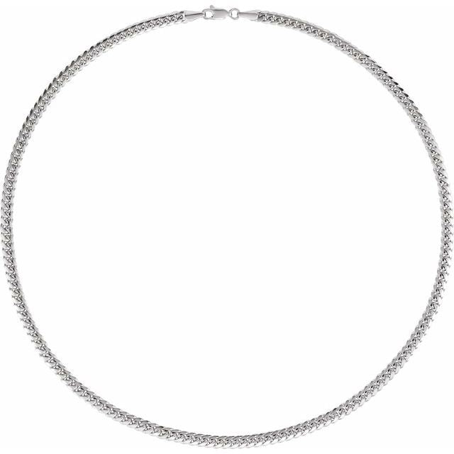 Sterling Silver 4.35 mm Miami Cuban Curb 18' Chain