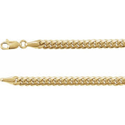 14K Yellow 4.35 mm Miami Cuban Curb 18' Chain