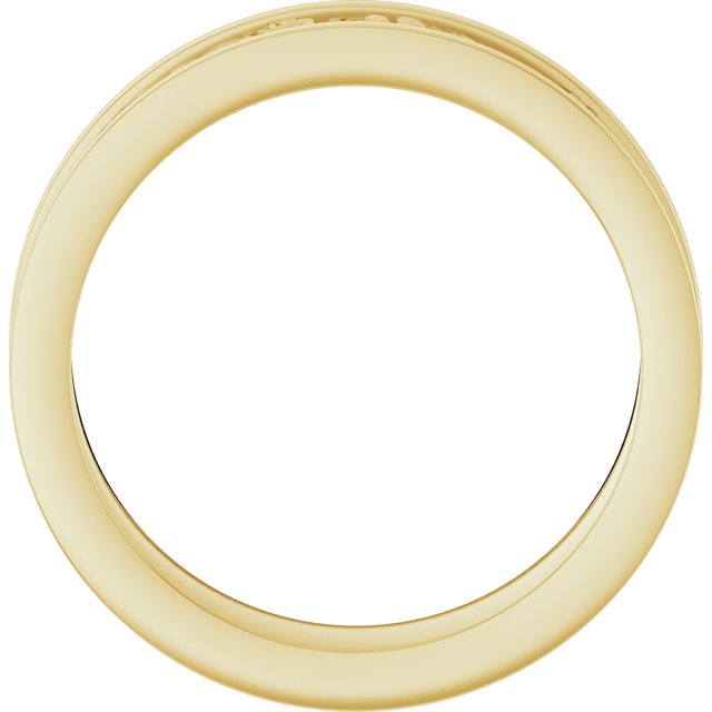 14K Yellow Sculptural Band