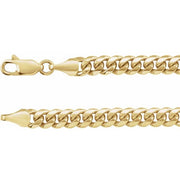 14K Yellow 5 mm Miami Cuban Curb 18' Chain