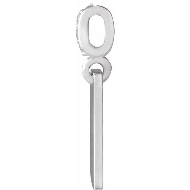 Sterling Silver .02 CTW Natural Diamond Faith Over Fear Pendant