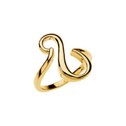 14K Yellow Freeform Ring