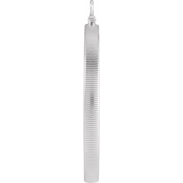 Sterling Silver Coin Frame Bezel Dangle for 39x2.9 mm Coin