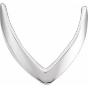 Sterling Silver V Ring
