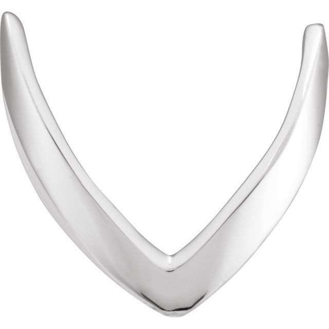 Sterling Silver V Ring