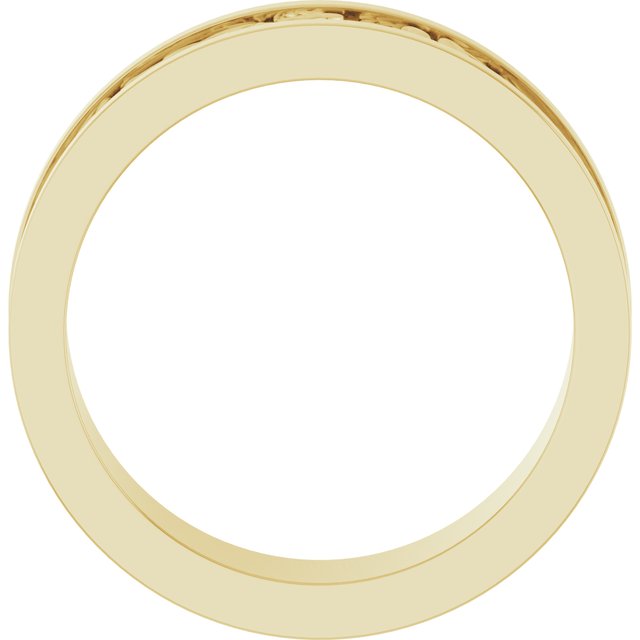 14K Yellow Sculptural Band