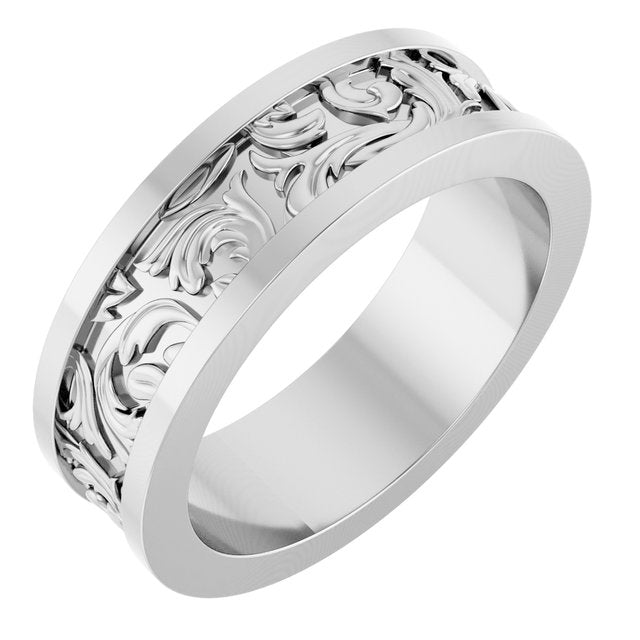 Sterling Silver Sculptural Band