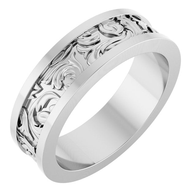 Sterling Silver Sculptural Band