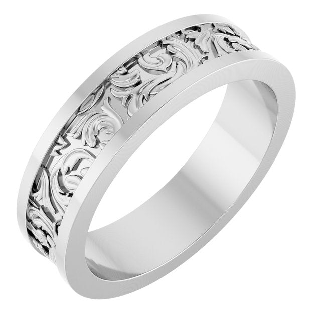 Sterling Silver Sculptural Band