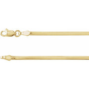 14K Yellow 1.95 mm Snake 7' Chain