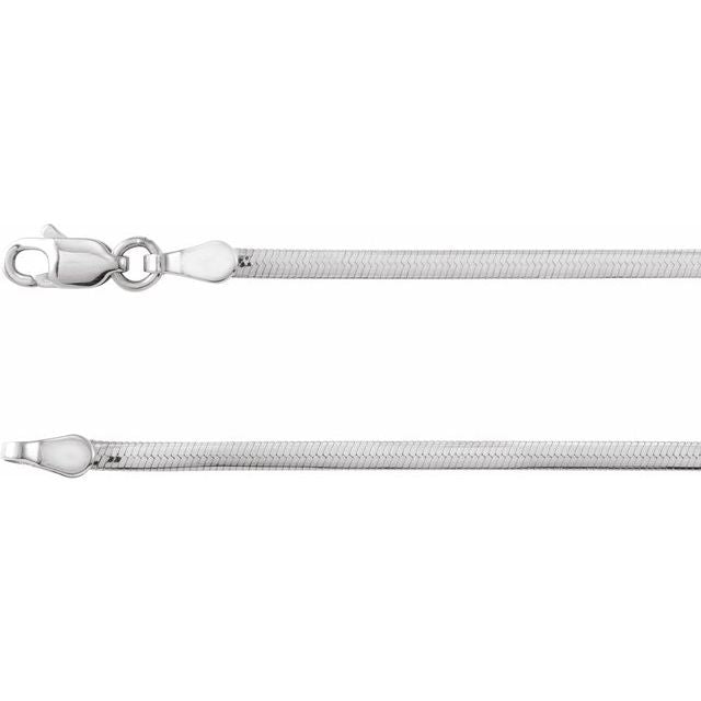 Sterling Silver 1.95 mm Snake 18' Chain