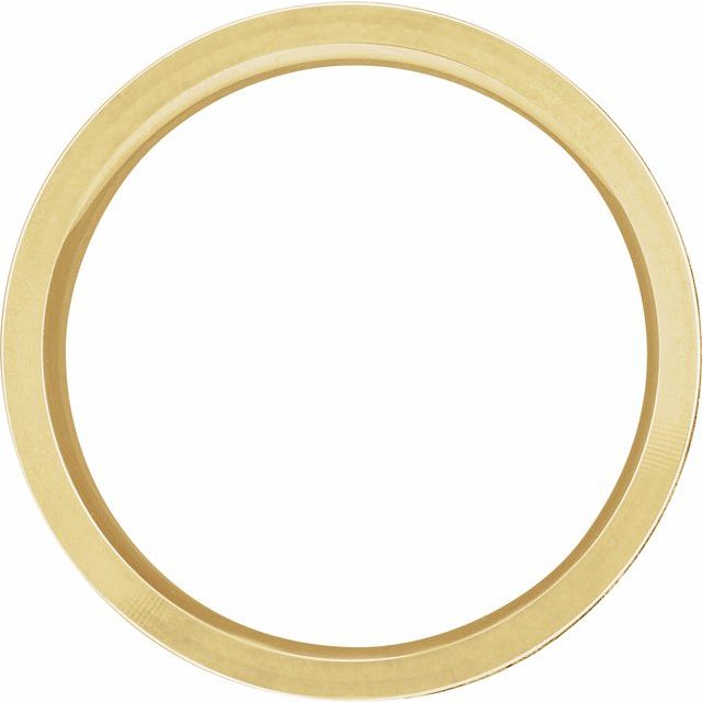 14k Yellow 6 Mm Nature Inspired Band Size 10