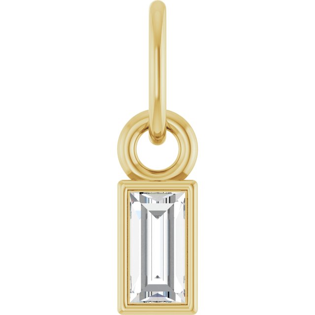 14K Yellow 1/10 CT Natural Diamond 16-18' Necklace