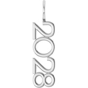 Sterling Silver 2028 Year Charm/Pendant