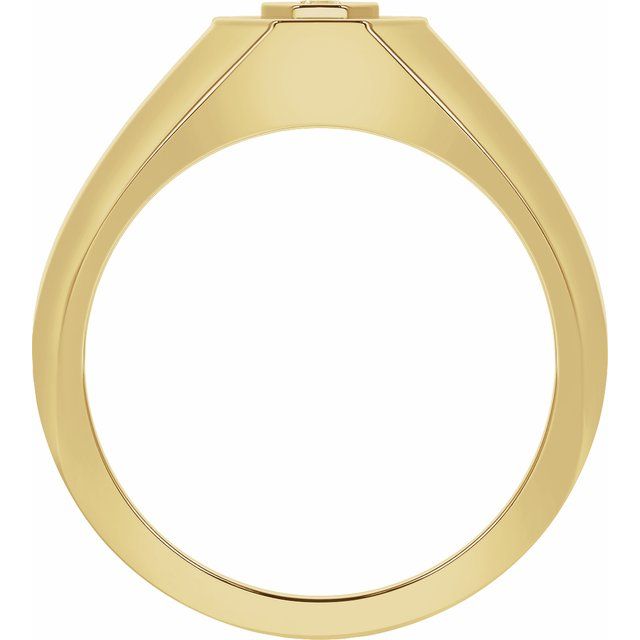 14K Yellow 1/5 CTW Lab-Grown Diamond Band
