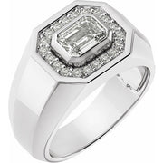 14K White 1 1/4 CTW Lab-Grown Diamond Band