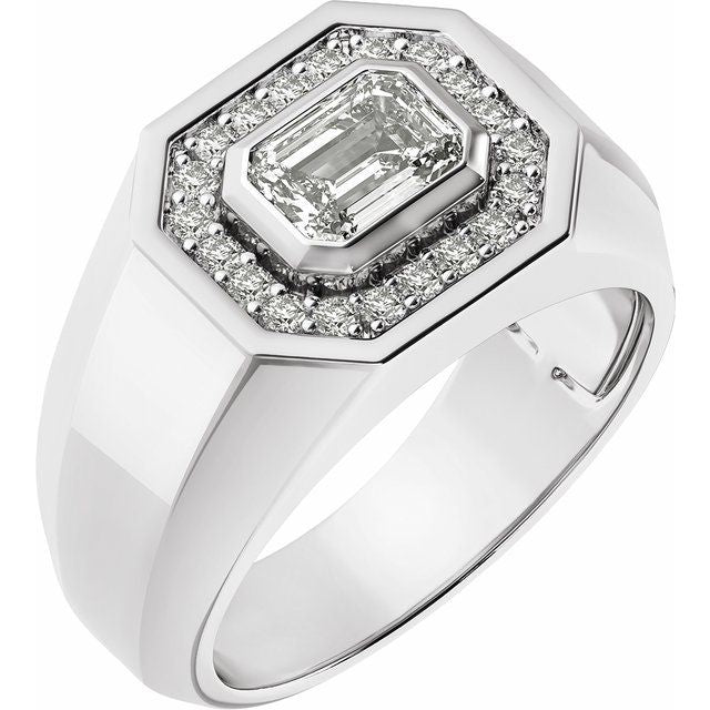 14K White 1 1/4 CTW Lab-Grown Diamond Band