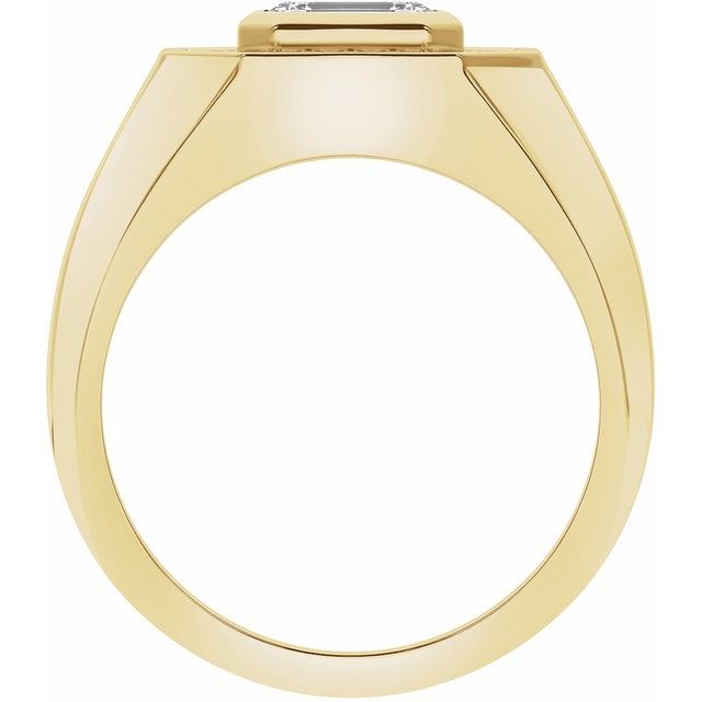 14K Yellow 1 1/4 CTW Lab-Grown Diamond Band