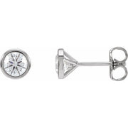 14K White 3/4 CTW Lab-Grown Diamond Cocktail-Style Earrings
