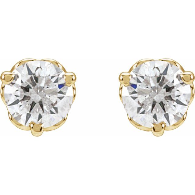 Round 1/3 CTW Lab-Grown Diamond Infinity-Inspired Earrings