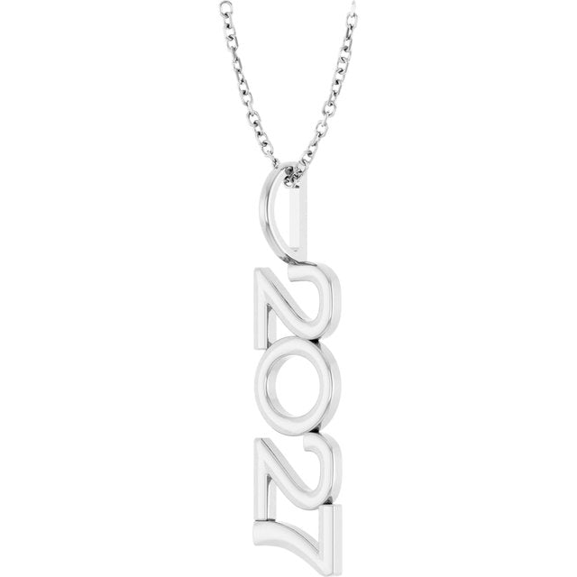 Sterling Silver 2027 Year 16-18' Necklace