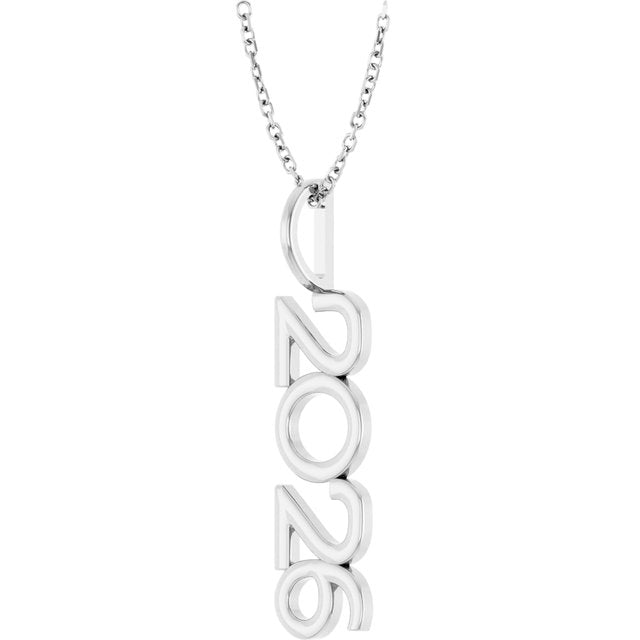 Sterling Silver 2026 Year 16-18' Necklace
