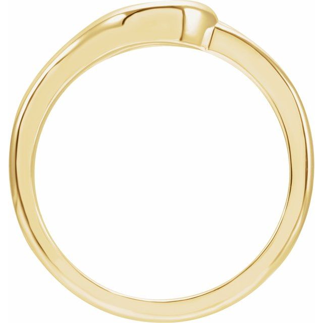 14K Yellow Interlocking Ring