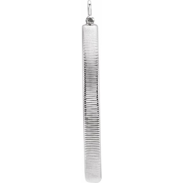 Sterling Silver Coin Frame Bezel Dangle for 38.5x3 mm Coin