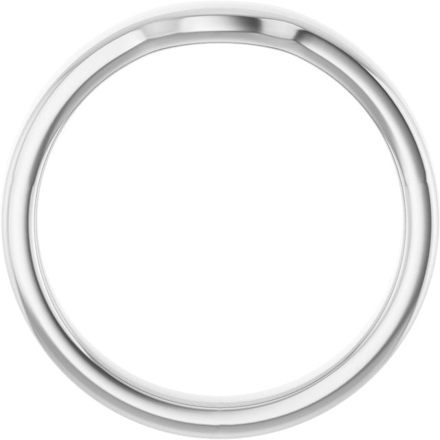 14K White Band