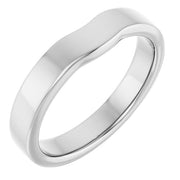 14K White Band