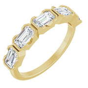 14K Yellow 1 1/2 CTW Lab-Grown Diamond Anniversary Band