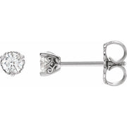 14K White 1/5 CTW Lab-Grown Diamond Vintage-Inspired Earrings
