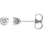Round 1/5 CTW Lab-Grown Diamond Infinity-Inspired Earrings