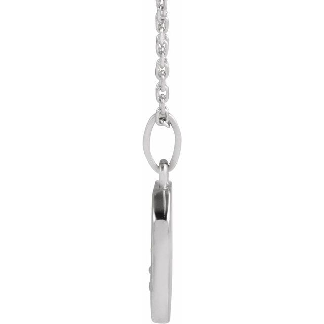 Sterling Silver Mountain 16-18' Necklace