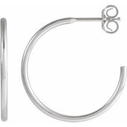 Sterling Silver 20 mm Hoop Earrings