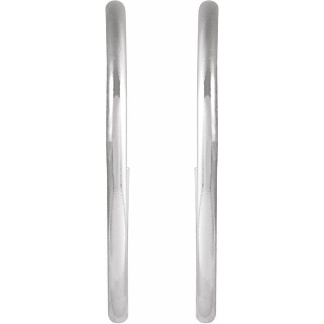 Sterling Silver 20 mm Hoop Earrings