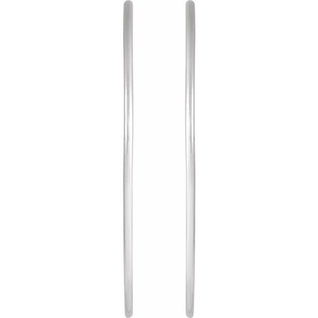Sterling Silver 45 mm Hoop Earrings