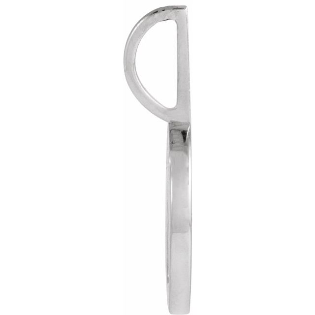 14K White .03 CTW Natural Diamond Mama Bear Pendant