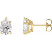 14K Yellow 5/8 CTW Natural Diamond Earrings